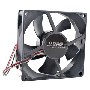 AUB0824VH 80mm 80x80x25mm DC24V 0.21A 3Pin 4200RPM Axial Flow Fan Cooling Fan for Frequency Converter AUB0824VH 80mm 80x80x25mm DC24V 0.21A 3Pin 4200RPM Axial Flow Fan Cooling Fan for Frequency Converter