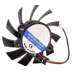 SJ6010S5M 55mm Diameter 31x34x13mm DC5V 0.27A 2Pin Cooling Fan for Industrial Computer Routers SJ6010S5M 55mm Diameter 31x34x13mm DC5V 0.27A 2Pin Cooling Fan for Industrial Computer Routers