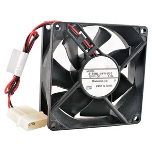 3110RL-04W-B20 80mm 80x80x25mm DC12V 0.13A Dual Ball Bearing Axial Flow Fan Cooling Fan for Chassis Power Supply CPU 3110RL-04W-B20 80mm 80x80x25mm DC12V 0.13A Dual Ball Bearing Axial Flow Fan Cooling Fan for Chassis Power Supply CPU