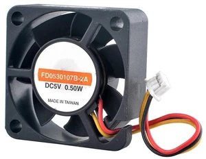 FD0530107B-2A 30mm 30x30x10mm Miniature Cooling Fan DC5V 0.50W 3Pin Ball Bearing for Motherboard Projectors FD0530107B-2A 30mm 30x30x10mm Miniature Cooling Fan DC5V 0.50W 3Pin Ball Bearing for Motherboard Projectors