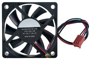 EFB-06C12M 60mm 60x60x15mm Quiet Cooling Fan DC12V 0.12A 3Pin Chassis CPU Fan for Computer Hardware EFB-06C12M 60mm 60x60x15mm Quiet Cooling Fan DC12V 0.12A 3Pin Chassis CPU Fan for Computer Hardware