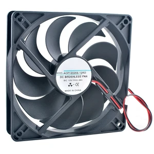 ACP12025S 120mm 120x120x25mm DC12V 0.30A 2000RPM High Speed Cooling Fan for Chassis Power Supply ACP12025S 120mm 120x120x25mm DC12V 0.30A 2000RPM High Speed Cooling Fan for Chassis Power Supply