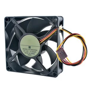 R128025SM 80mm 80x80x25mm DC12V 0.14A 3Pin Quiet Cooling Fan for Chassis CPU Low Noise Computer Part Accessory R128025SM 80mm 80x80x25mm DC12V 0.14A 3Pin Quiet Cooling Fan for Chassis CPU Low Noise Computer Part Accessory