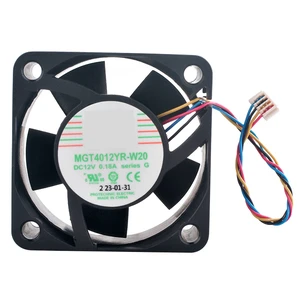 MGT4012YR-W20 40mm 40x40x20mm DC12V 0.18A 4Pin 9500RPM Cooling Fan for Monitor Motherboard Chassis CPU MGT4012YR-W20 40mm 40x40x20mm DC12V 0.18A 4Pin 9500RPM Cooling Fan for Monitor Motherboard Chassis CPU