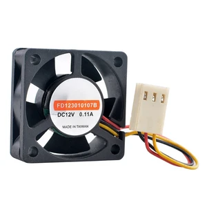 FD123010107B 30mm 30x30x10mm DC12V 0.11A 3Pin Micro Cooling Fan for Chassis CPU FD123010107B 30mm 30x30x10mm DC12V 0.11A 3Pin Micro Cooling Fan for Chassis CPU