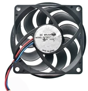 AFB0712VHB 70mm 70x70x15mm DC12V 0.55A 3Pin Dual Ball Bearing Cooling Fan for Motherboard CPU Chassis AFB0712VHB 70mm 70x70x15mm DC12V 0.55A 3Pin Dual Ball Bearing Cooling Fan for Motherboard CPU Chassis