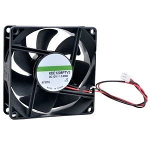 KDE1208PTV3 80mm 80x80x25mm 8025 DC12V 0.89W Magnetic Suspension Bearing Silent Cooling Fan for Power Supply KDE1208PTV3 80mm 80x80x25mm 8025 DC12V 0.89W Magnetic Suspension Bearing Silent Cooling Fan for Power Supply