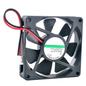 KDE1205PFV4 50mm 50x50x10mm DC12V 0.6W 2Pin Quiet Cooling Fan for Printer Power Supply KDE1205PFV4 50mm 50x50x10mm DC12V 0.6W 2Pin Quiet Cooling Fan for Printer Power Supply