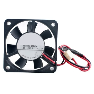 FD2445-D1041A 45mm 45x45x10mm Dual Ball Bearing Cooling Fan DC24V 0.12A 2Pin Frequency Converter Power Supply Fan FD2445-D1041A 45mm 45x45x10mm Dual Ball Bearing Cooling Fan DC24V 0.12A 2Pin Frequency Converter Power Supply Fan