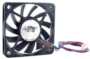 EFB0612HA 60mm 60x60x10mm DC12V 0.18A 3Pin Dual Ball Bearing High-Speed Cooling Fan for Chassis CPU Power Supply EFB0612HA 60mm 60x60x10mm DC12V 0.18A 3Pin Dual Ball Bearing High-Speed Cooling Fan for Chassis CPU Power Supply
