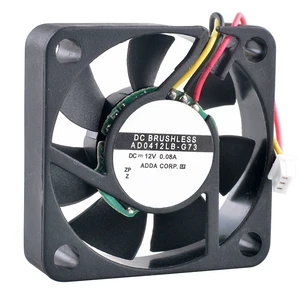 AD0412LB-G73 40mm 40x40x10mm DC12V 0.08A Quiet Cooling Fan with Dual Ball Bearings for Chassis CPU Power Supply AD0412LB-G73 40mm 40x40x10mm DC12V 0.08A Quiet Cooling Fan with Dual Ball Bearings for Chassis CPU Power Supply