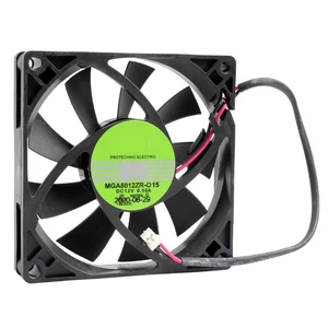 MGA8012ZR-O15 80mm 80x80x15mm DC12V 0.35A 2Lines 43.61CFM 39.7dBA 4000RPM High Speed Cooling Fan for Power Supply MGA8012ZR-O15 80mm 80x80x15mm DC12V 0.35A 2Lines 43.61CFM 39.7dBA 4000RPM High Speed Cooling Fan for Power Supply
