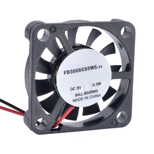 FD3006C05W5 30mm 30x30x6mm 5V 0.6W Ultra-Thin Micro Cooling Fan FD3006C05W5 30mm 30x30x6mm 5V 0.6W Ultra-Thin Micro Cooling Fan