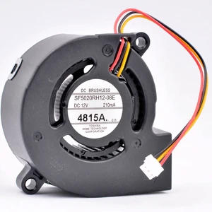 SF5020RH12-08E 50x50x20mm 50mm Blower DC12V 210MA Turbo Blower Cooling Fan for Projectors and Retrofit Cooling SF5020RH12-08E 50x50x20mm 50mm Blower DC12V 210MA Turbo Blower Cooling Fan for Projectors and Retrofit Cooling