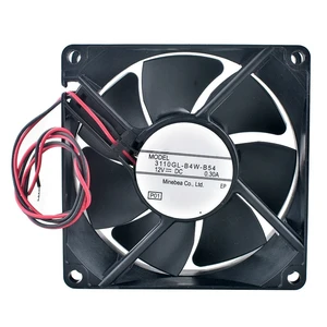 3110GL-B4W-B54 80mm 80x80x25mm Dual Ball Bearing Cooling Fan DC12V 0.30A 3400RPM for Power Supply Chassis 3110GL-B4W-B54 80mm 80x80x25mm Dual Ball Bearing Cooling Fan DC12V 0.30A 3400RPM for Power Supply Chassis