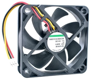 HA60151V4-D020-C99 60mm 60x60x15mm DC12V 0.60W Quiet Axial Fan Cooling Fan for Projector Power Supply HA60151V4-D020-C99 60mm 60x60x15mm DC12V 0.60W Quiet Axial Fan Cooling Fan for Projector Power Supply