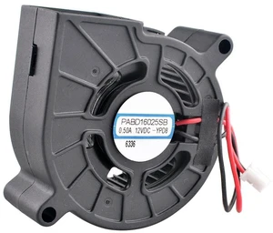 PABD16025SB 60mm Blower Fan 60x60x25mm DC12V 0.50A 2Pin 11000RPM High Speed Centrifugal Fan Cooling Fan for Printers PABD16025SB 60mm Blower Fan 60x60x25mm DC12V 0.50A 2Pin 11000RPM High Speed Centrifugal Fan Cooling Fan for Printers