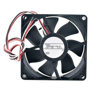 08025SS-12N-AT 80mm 80x80x25mm DC12V 0.21A 3Pin Axial Flow Fan Cooling Fan for Switch Power Supply 08025SS-12N-AT 80mm 80x80x25mm DC12V 0.21A 3Pin Axial Flow Fan Cooling Fan for Switch Power Supply
