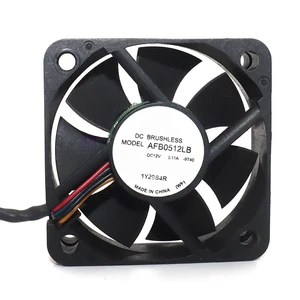 AFB0512LB 50mm 50x50x15mm DC12V 0.11A Double Ball Bearing 4Pin Cooling Fan for Power Supply Chassis CPU AFB0512LB 50mm 50x50x15mm DC12V 0.11A Double Ball Bearing 4Pin Cooling Fan for Power Supply Chassis CPU