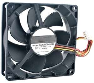 9AH0912P4H041 92mm 92x92x25mm DC12V 0.17A 4Pin Dual Ball Cooler Cooling Fan for Chassis CPU 9AH0912P4H041 92mm 92x92x25mm DC12V 0.17A 4Pin Dual Ball Cooler Cooling Fan for Chassis CPU