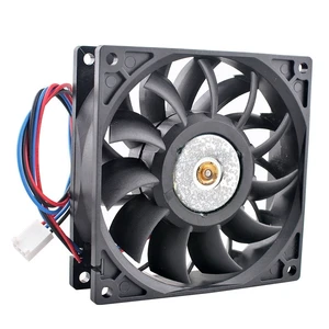 FFB0912VH 92mm 92x92x25mm High-Speed Dual Ball Bearing Cooling Fan 5000RPM DC12V 0.90A 3Pin Chassis CPU Server Fan FFB0912VH 92mm 92x92x25mm High-Speed Dual Ball Bearing Cooling Fan 5000RPM DC12V 0.90A 3Pin Chassis CPU Server Fan