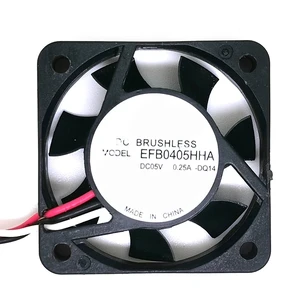 EFB0405HHA 5V 0.25A 40mm 4010 2Wire Dual Ball Bearing Cooling Fan EFB0405HHA 5V 0.25A 40mm 4010 2Wire Dual Ball Bearing Cooling Fan