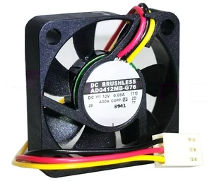 AD0412MB-G76 4010 40mm 40x40x10mm Mini Small DC12V 0.08A Cooling Fan AD0412MB-G76 4010 40mm 40x40x10mm Mini Small DC12V 0.08A Cooling Fan