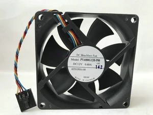 PVA080G12H-P00 80x80x25mm 12V 0.60A 4Wire Server Fan Cooling Fan PVA080G12H-P00 80x80x25mm 12V 0.60A 4Wire Server Fan Cooling Fan
