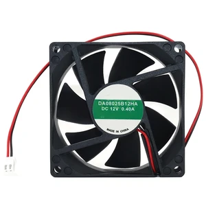 DA08025B12HA DC12V 0.4A 8025 80mm 80x80x25mm Cooler Power Supply Chassis Cooling Fan DA08025B12HA DC12V 0.4A 8025 80mm 80x80x25mm Cooler Power Supply Chassis Cooling Fan