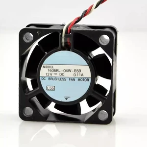 1606KL-04W-B59 4015 Double Ball Bearing 12V 0.11A 3Wire Cooling Fan 40x40x15mm 1606KL-04W-B59 4015 Double Ball Bearing 12V 0.11A 3Wire Cooling Fan 40x40x15mm