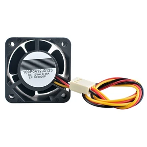 109P0412J3123 40mm 40x40x28mm High-Speed Cooling Fan DC12V 0.35A 3Pin Dual Ball Bearing Fan for Server Power Supply 109P0412J3123 40mm 40x40x28mm High-Speed Cooling Fan DC12V 0.35A 3Pin Dual Ball Bearing Fan for Server Power Supply