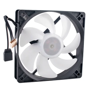 PLA12025S12HH-LV 120mm 120x120x25mm DC12V 0.50A 4Pin ARGB Cooling Fan for Water-Cooled Computer Hardware PLA12025S12HH-LV 120mm 120x120x25mm DC12V 0.50A 4Pin ARGB Cooling Fan for Water-Cooled Computer Hardware