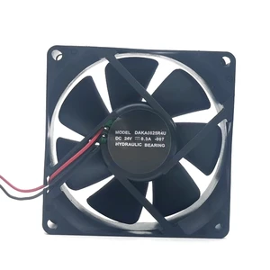 DAKA0825R4U 8025 80mm 80x80x25mm Case Fan DC24V 0.3A High Speed CFM Rotation 5000RPM Cooling Fan DAKA0825R4U 8025 80mm 80x80x25mm Case Fan DC24V 0.3A High Speed CFM Rotation 5000RPM Cooling Fan