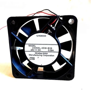 2406KL-05W-B39 DC24V 60x60x15mm 0.08A 6015 6cm Axial Flow Fan 2406KL-05W-B39 DC24V 60x60x15mm 0.08A 6015 6cm Axial Flow Fan
