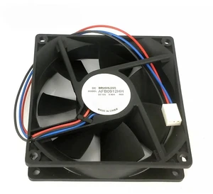 AFB0912HH 92mm 90x90x25mm 12V 0.4A 3Pin Dual Ball Bearing Computer Case Cooling Fan AFB0912HH 92mm 90x90x25mm 12V 0.4A 3Pin Dual Ball Bearing Computer Case Cooling Fan