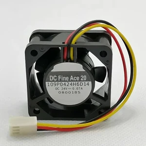 109P0424H6D14 DC24V 0.07A 3Wire 40mm 40x40x20mm Cooling Fan 109P0424H6D14 DC24V 0.07A 3Wire 40mm 40x40x20mm Cooling Fan