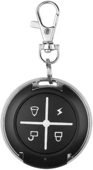 Kebidu-mando a distancia inalámbrico para puerta de garaje, 433Mhz, RF, 4 canales, clonación eléctrica, llavero