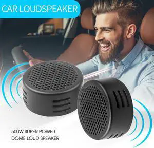 2 unids/set Universal de tono alto altavoz HF 2X500W SUPER POWER cúpula altavoz TWEETER Klaxon Tono de altavoz para el coche