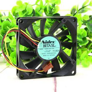 D08R-12TH 18A 12V 0.17A 8CM 8015 three-wire cooling fan
