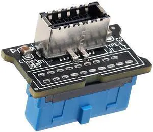 Computer Mainboard USB 3.0 Front 19PIN to 3.1 Type-C Front Panel Header Type-E Adapter 20 to 19 Pin Expansion Card Computer Mainboard USB 3.0 Front 19PIN to 3.1 Type-C Front Panel Header Type-E Adapter 20 to 19 Pin Expansion Card