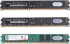 Tsulyn DDR3 Ram 1600 Mhz 1.5V 240 Pin Desktop PC Memory 240Pins System High Compatible