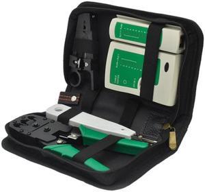 5Pcs/Set Network Ethernet Cable Tester Rj45 Kit Crimper Crimping Tools Punch Down Rj11 Cat6 Wire Detector Qjy99 Stripping Crimpi