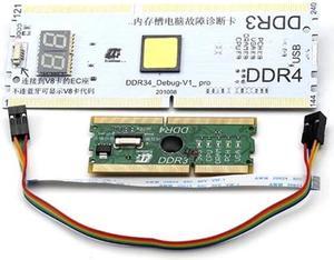 Laptop/Desktop Motherboard Memory Slot DDR3/DDR4 Diagnostic Analyzer Test Card Notebook with LED Repair Tester Card