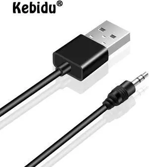 adaptador Bluetooth para coche, Receptor inalámbrico de música de 3,5mm, conector AUX, Receptor de Audio USB, Mini Bluetooth para altavoz estéreo automático