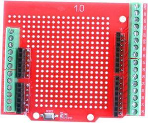 Placa de expansión de Terminal de tornillo, Placa de protección ensamblada de prototipo Universal PCB Proto