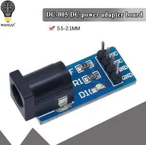 Módulo de fuente de alimentación CC, placa de conmutación de potencia de DC-005, 5,5x2,1 MM, placa de conversión de energía DC005
