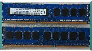 For  8G 2RX8 PC3L-12800E (8G pure ECC DDR3 1600) server memory