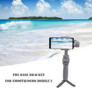 PhoneHandheld-estabilizador de cardán, soporte de trípode plegable para DJI Smooth OSMO Mobile 2, montaje de trípode de alta calidad
