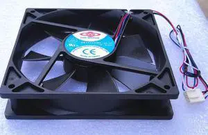 DF121225BU -D 12025 12cm Cooling Fan Dual Ball 4-Wire PWM fans 12cm 12V 0.65a 120X120X25mm