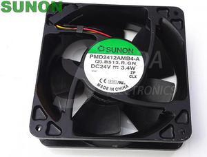 For Sunon PMD2412AMB4-A DC 24V 3.4W 12038 120mm 12cm industrial fan